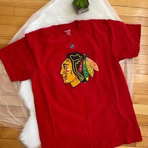 Chicago Blackhawks Patrick Kane #88 Red T-Shirt Large